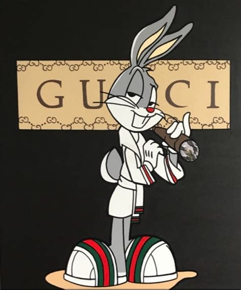 bugs bunny wearing Gucci